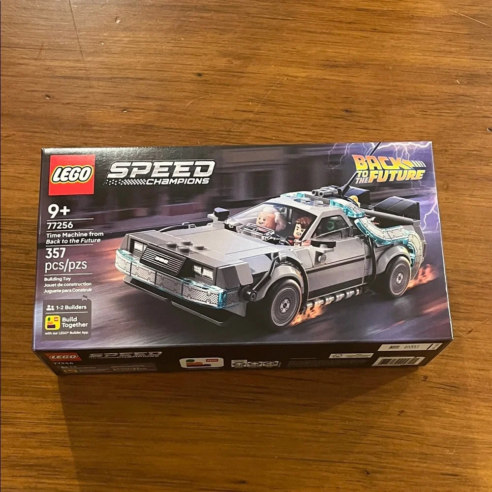 Lego 77256 Back To The Future Delorean Speed Champions new in box with Doc Marty